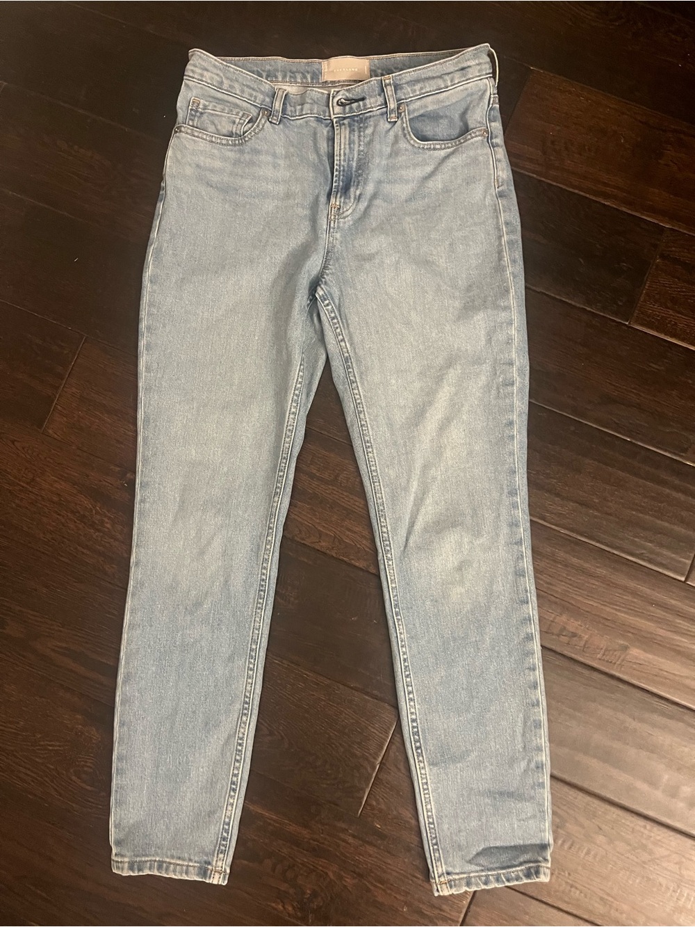 Everlane Authentic Stretch Skinny Jeans Light Wash 28 Regular